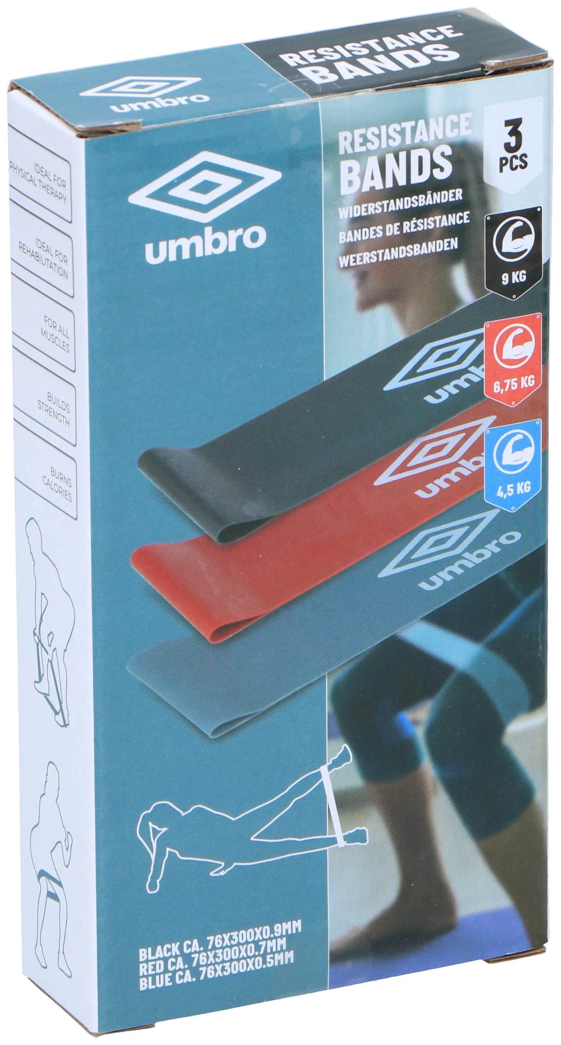 Mini-Band-Set Umbro, 3 Stück, 30 x 7,6 cm 2/7