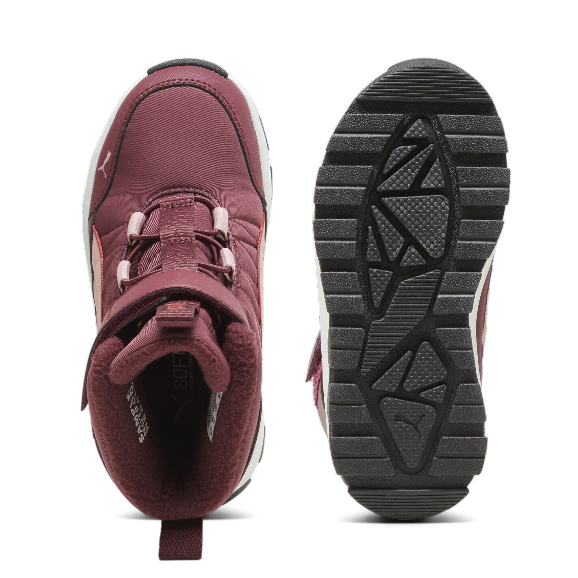 PUMA Evolve laarzen voor kinderen PUMA Dark Jasper Future Pink Astro Red 4/6