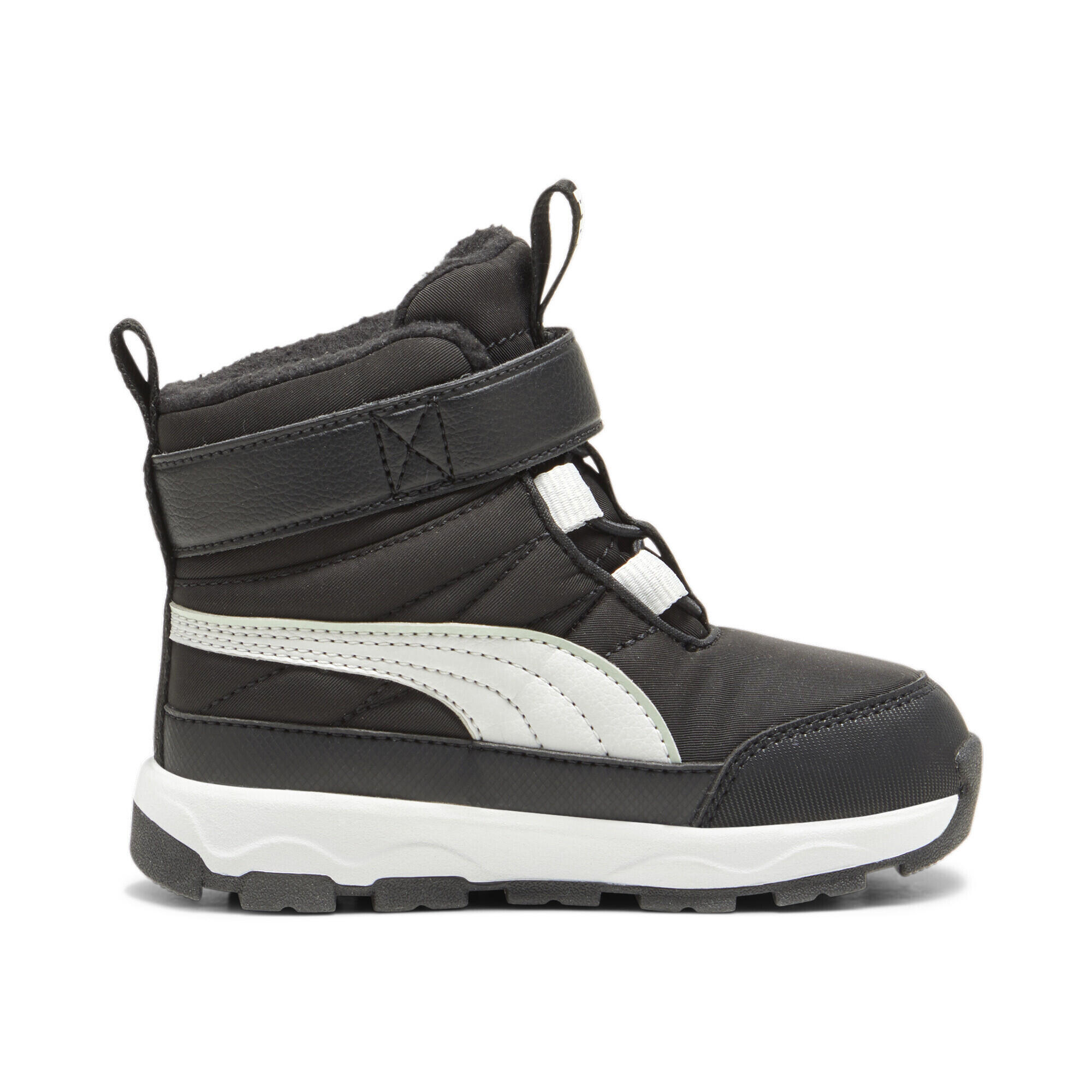 PUMA Evolve Stiefel Klein Kinder PUMA Black Ash Gray White 6/7