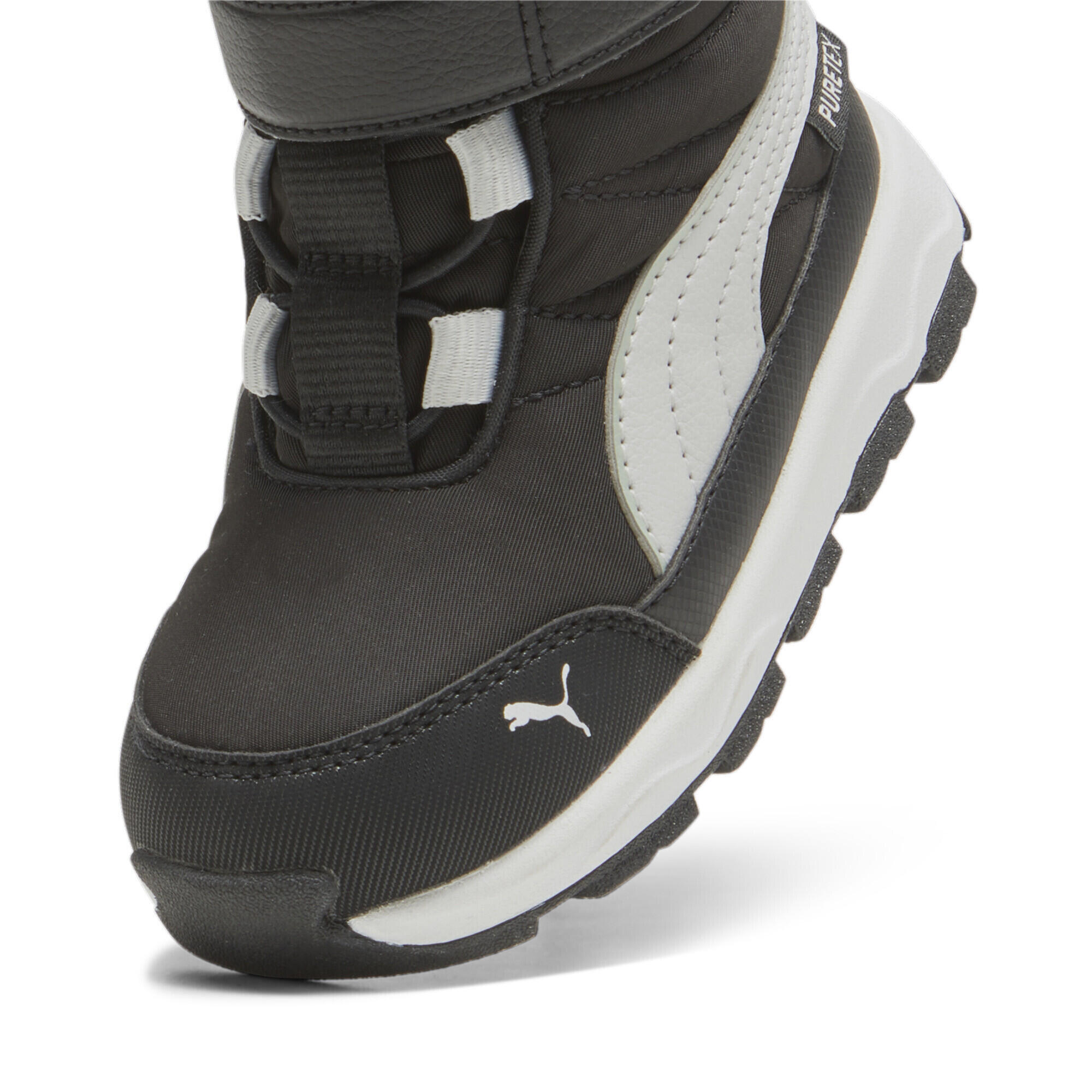PUMA Evolve Stiefel Klein Kinder PUMA Black Ash Gray White 7/7