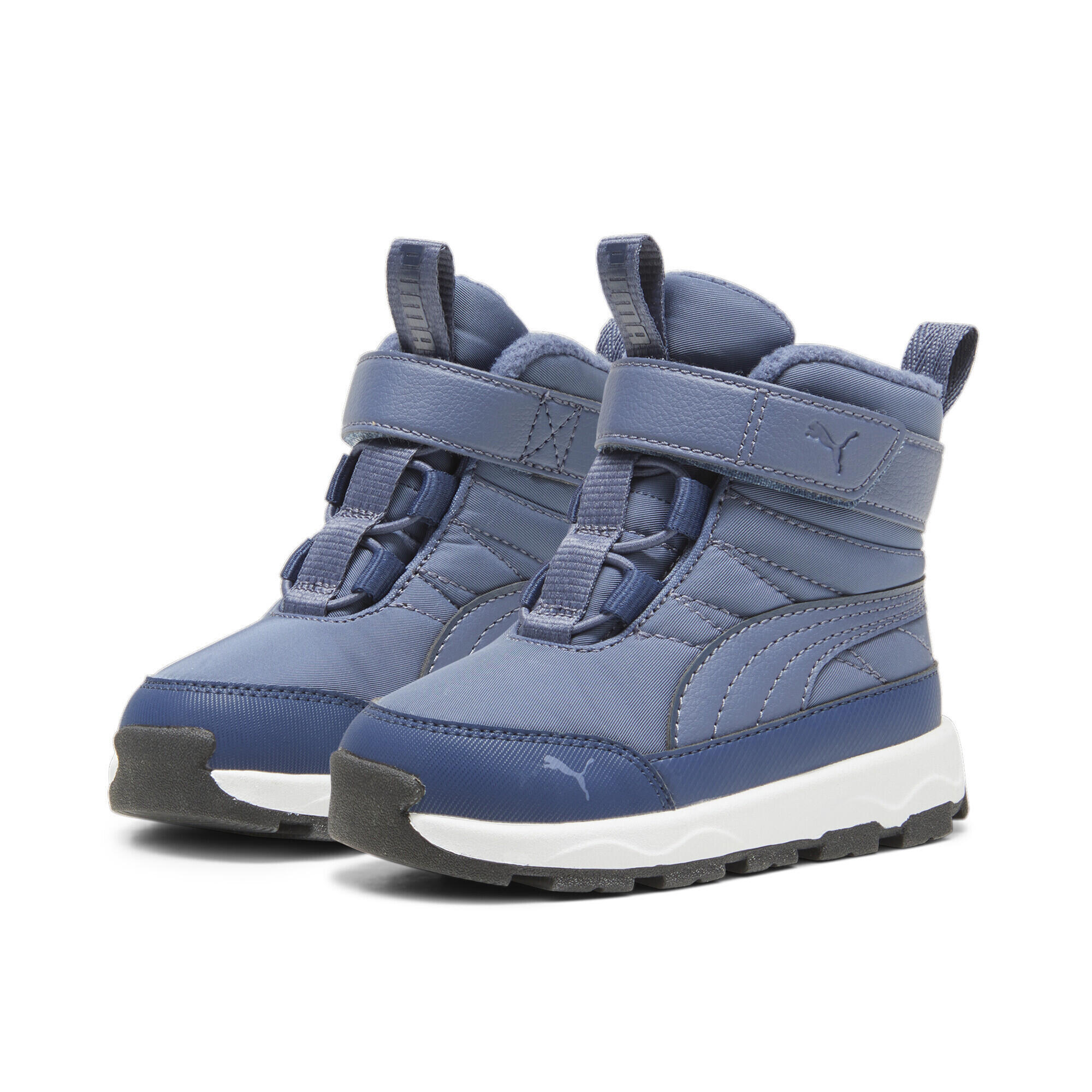 Puma - Bottes Puma Evolve Bébé Puma - Baskets - Blanc|bleu - Decathlon