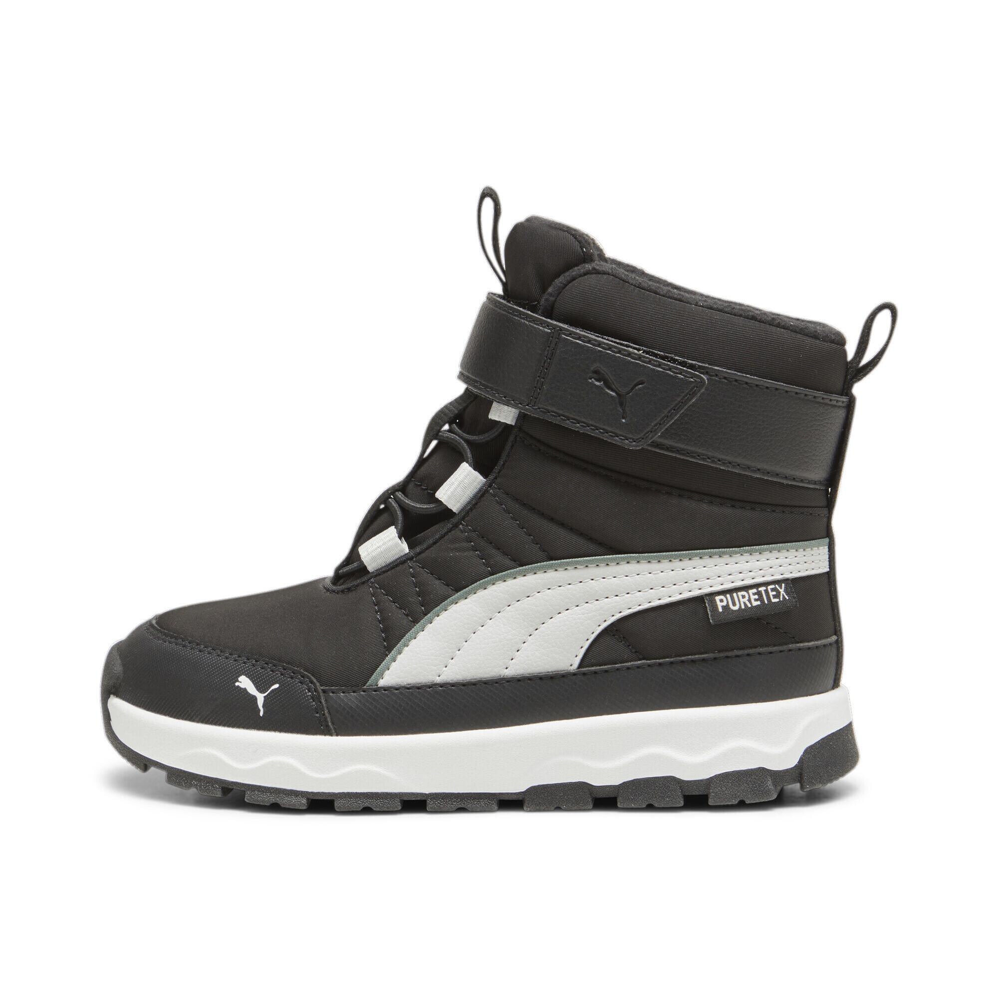 PUMA Evolve Puretex Stiefel Jugendliche PUMA Black Ash Gray White 4/15