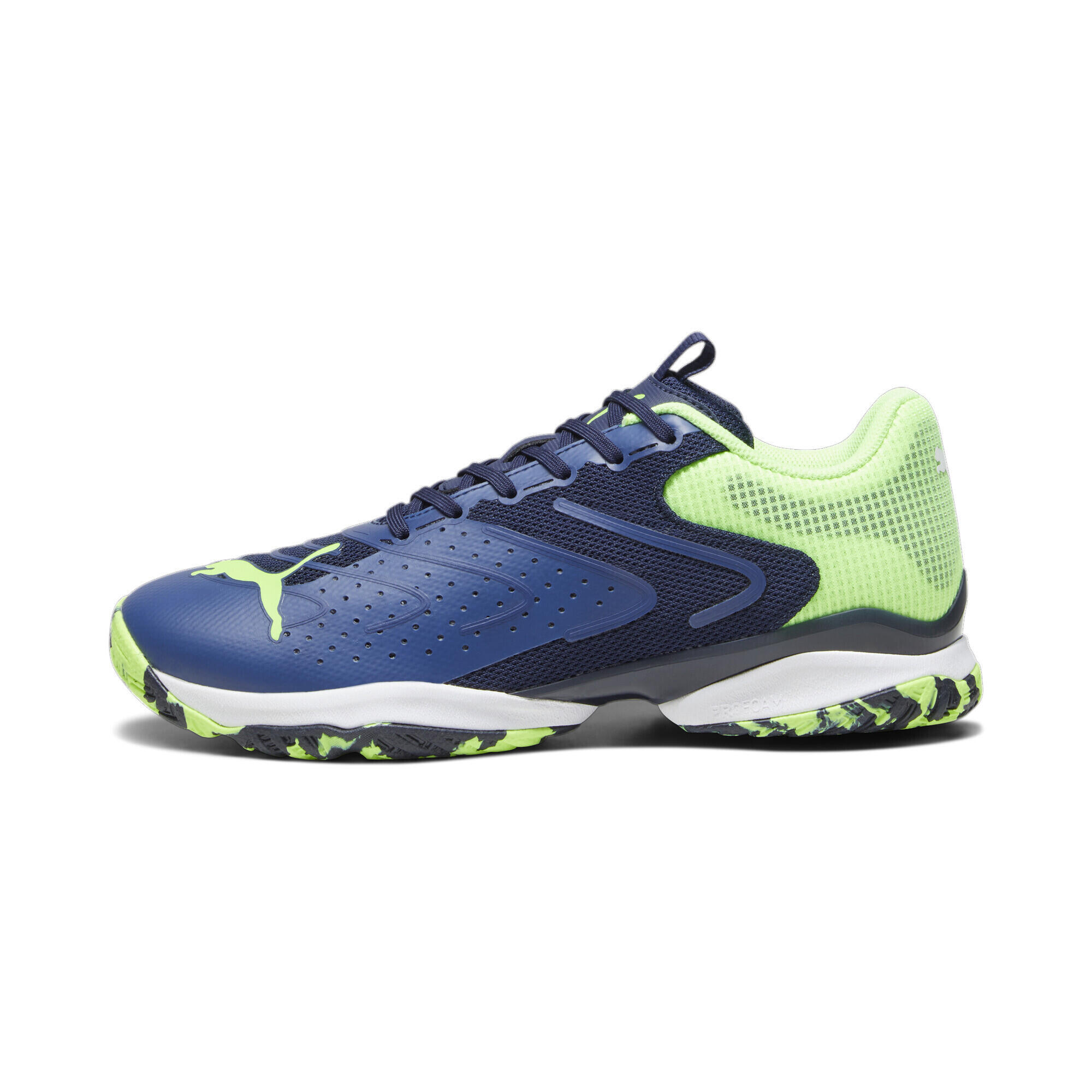 Scarpe padel Solarattack RCT PUMA Navy Fast Yellow White Blue 3/6