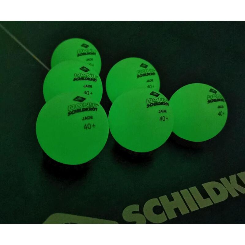 Donic-Schildkröt Tischtennisbälle Glow in the dark 6 Stück