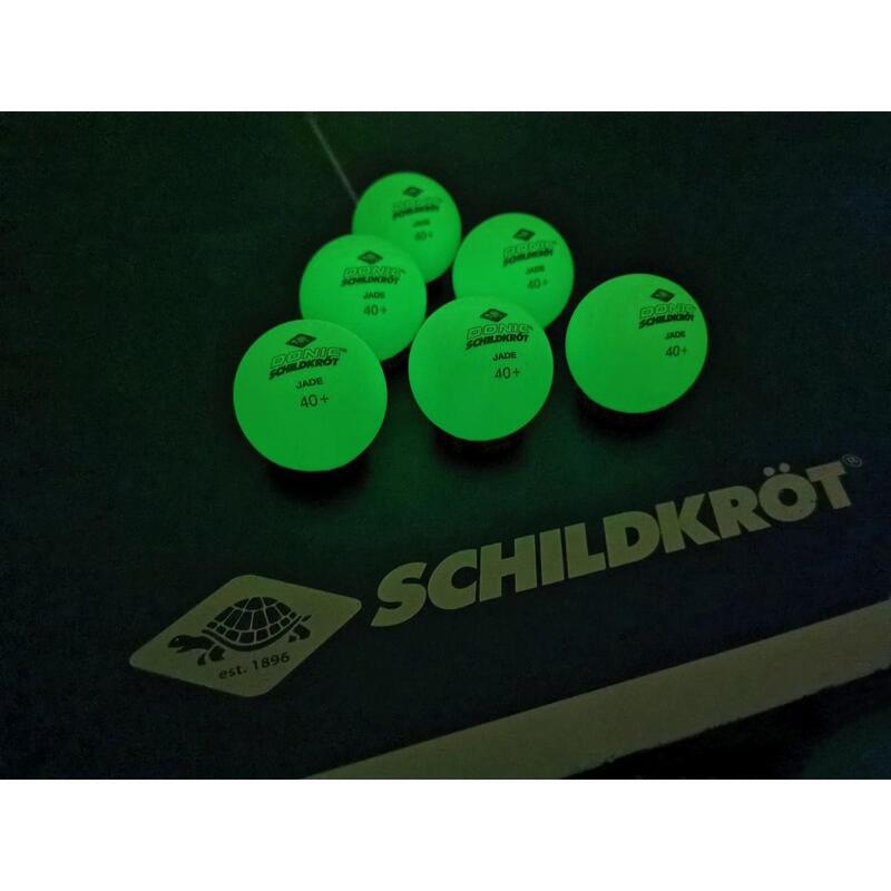 Donic-Schildkröt Tischtennisbälle Glow in the dark 6 Stück