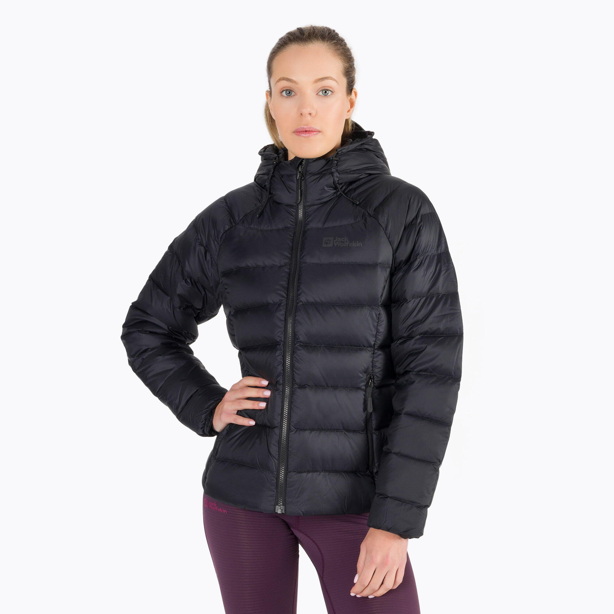 Jack Wolfskin - Veste De Duvet Jack Wolfskin Pour Femme Nebelhorn Down Hoody - Doudoune Duvet - Noir - 36 Xs - Decathlon