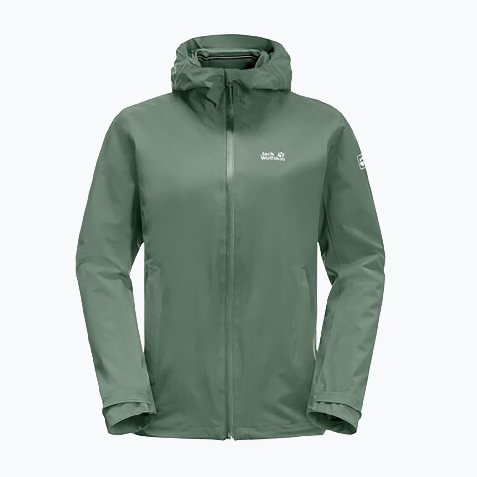 Jaqueta de chuva feminina Jack Wolfskin Pack & Go Shell 2/2