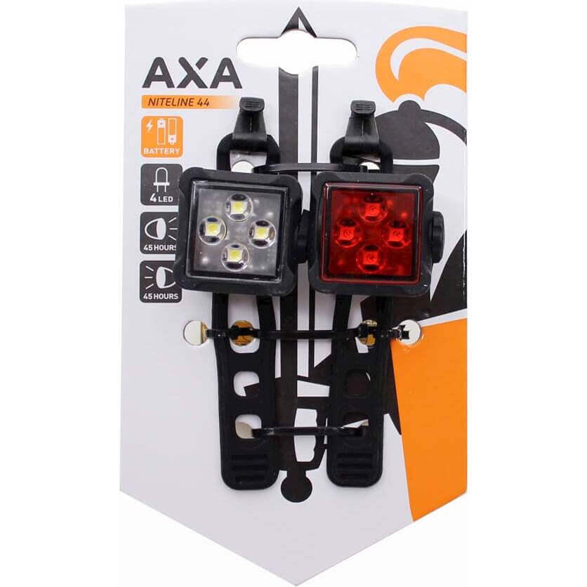 AXA Kit di luci per bicicletta a batteria Axa Niteline