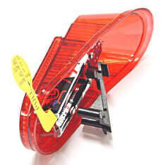 Rücklicht Gazelle LED XBA mit Batterien