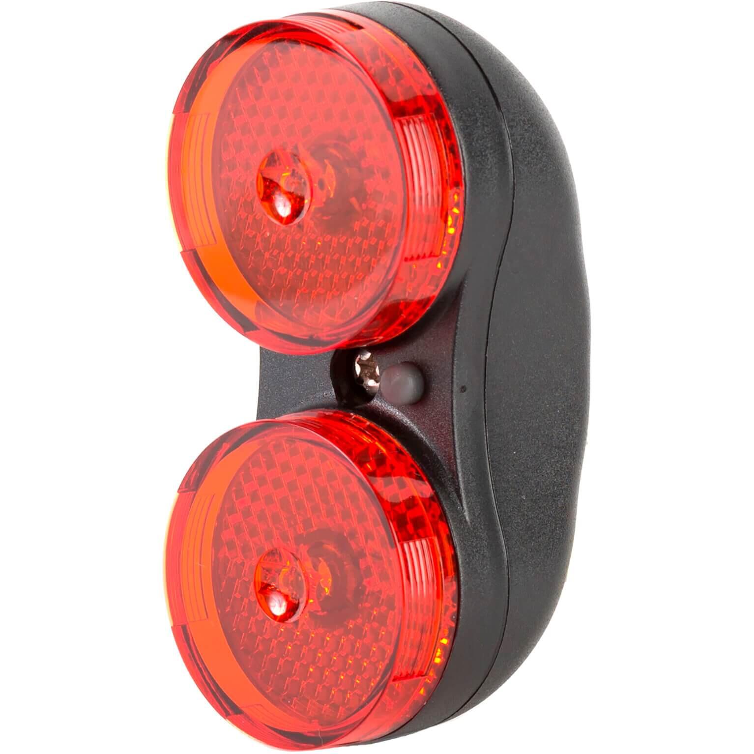 Ikzi - Ikzi Lumière Arrière Led - Cube Alimenté Par Pile Pour Garde-boue - Éclairage Vélo - Rouge - Taille Unique - Decathlon