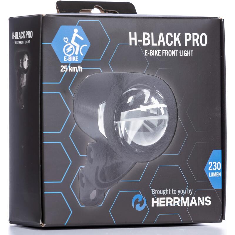 koplamp H-Black Pro 6-12v E-bike