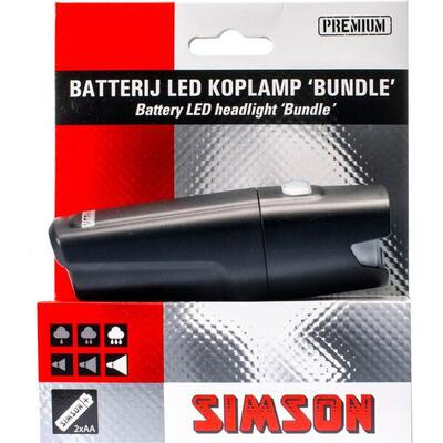 Koplamp bundle batterij 25 lux stuurbocht