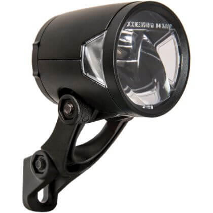 Phare H-Black MR8 E-bike 6-12V 180 lumen noir (boîte)