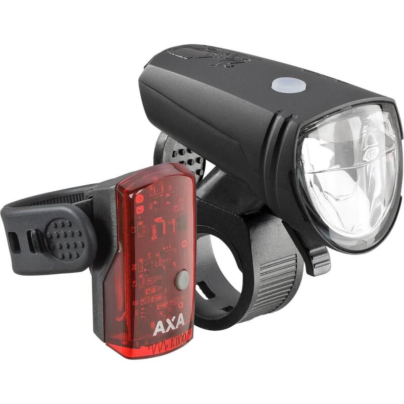 Fahrradbeleuchtungssatz led usb AXA Greenline 15 Lux