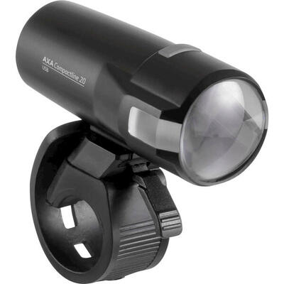 Koplamp compactline usb 20 lux zwart