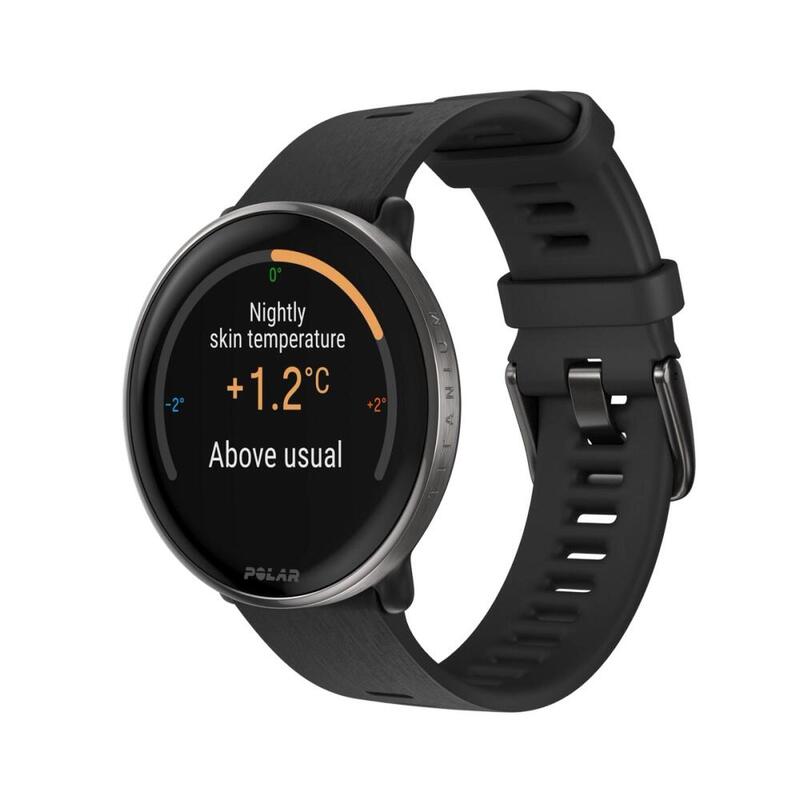 MONTRE CONNECTÉE SANTÉ ET FITNESS POLAR IGNITE 3 TITANIUM NOIR