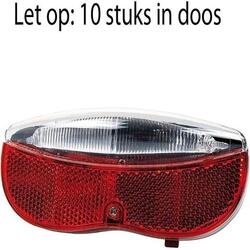 Feu arrière pour porte-bagages Simson à piles.