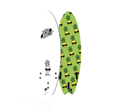Planche de surf en mousse 5'6 "Performer 32L - BEN GRAVY White