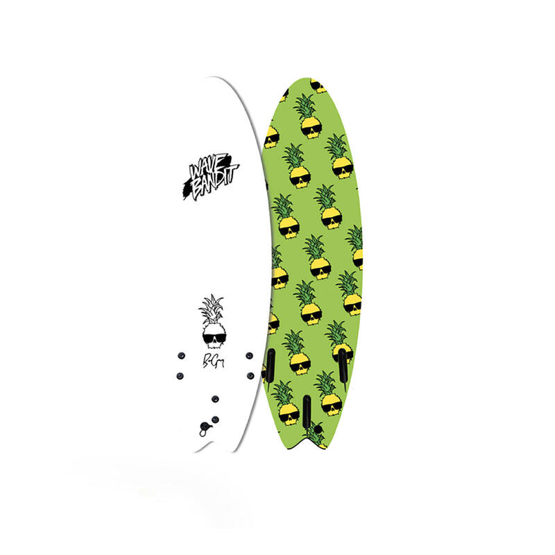 Planche de surf en mousse 5'6 "Performer 32L - BEN GRAVY White