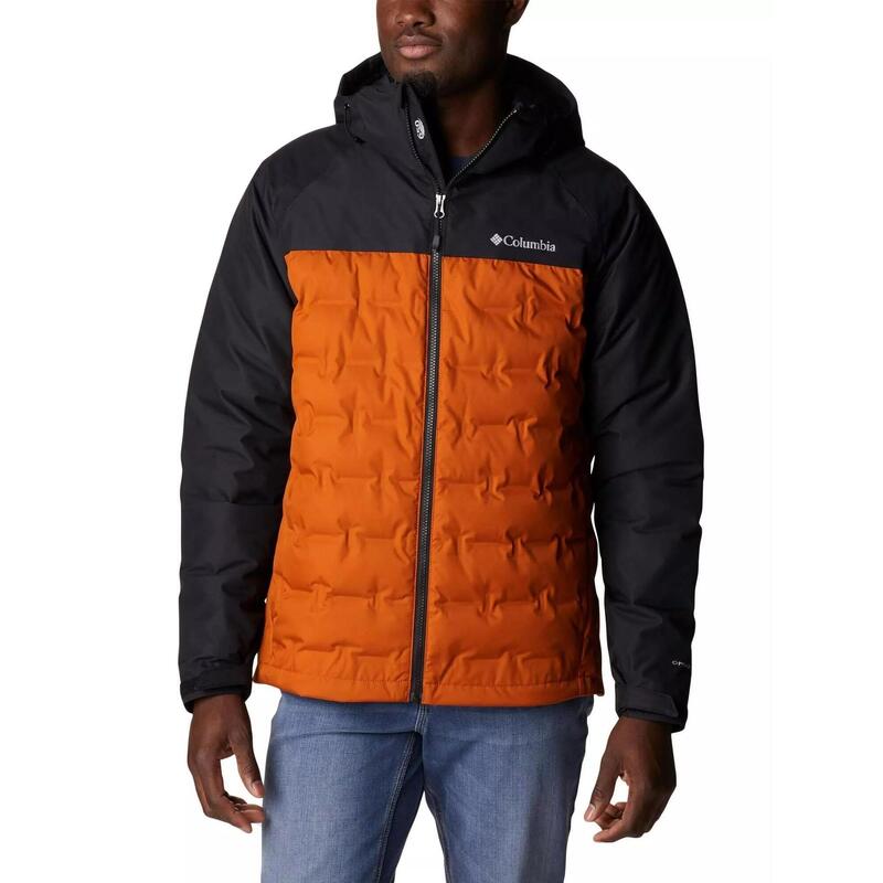 Jacheta de puf Grand Trek II Down Hooded Jacket - portocaliu barbati