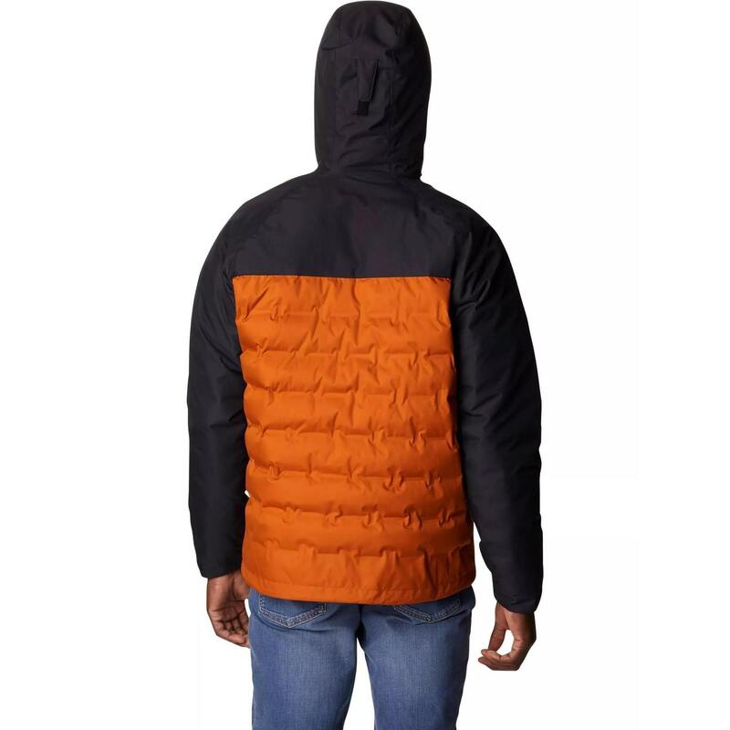 Jacheta de puf Grand Trek II Down Hooded Jacket - portocaliu barbati