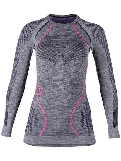 AMBITYON SOUS-VÊTEMENTS MANCHES LONGUES FEMME MÉLANGÉ