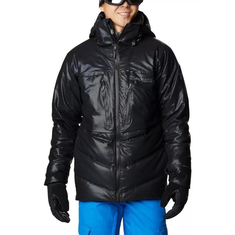 Kurtka narciarska Powder Keg Black Dot Down Jacket - czarna