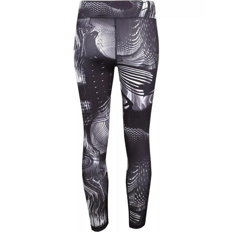 Leggings Print női sportnadrág - fekete