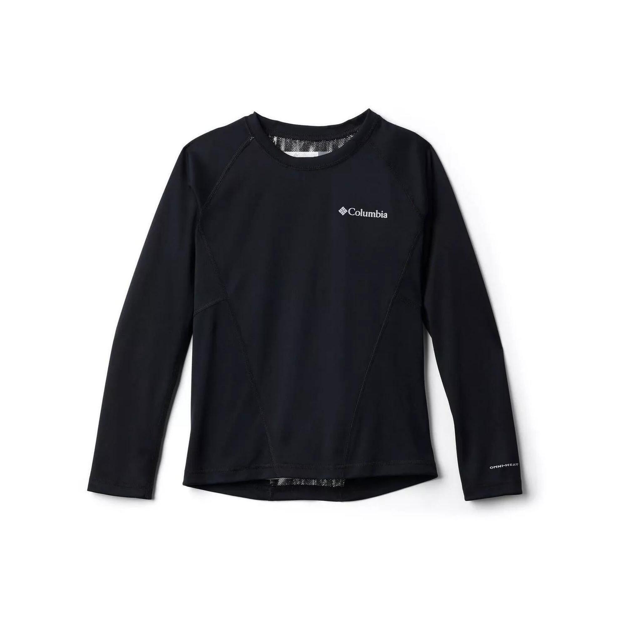 Columbia - T-shirt À Manches Longues Columbia Modèle 1566801010 Pour Unisexe Enfants - Sous Maillot Manche Longue - Noir - Decathlon