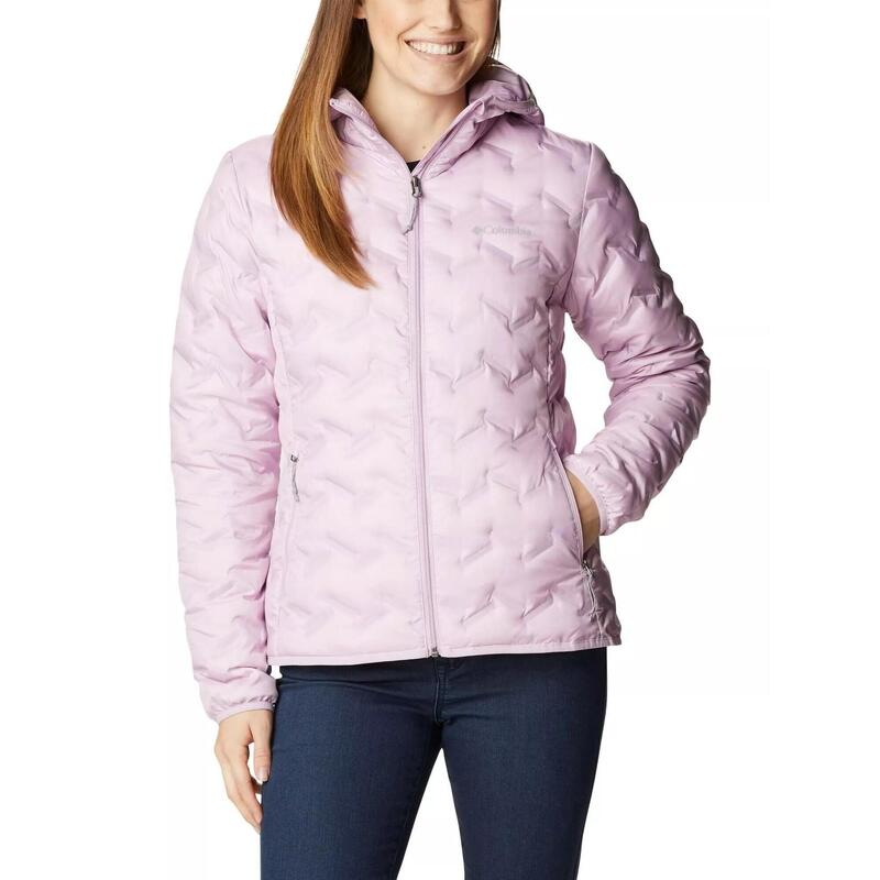 Delta Ridge Down Hooded Jacket női pehelykabát - rózsaszín
