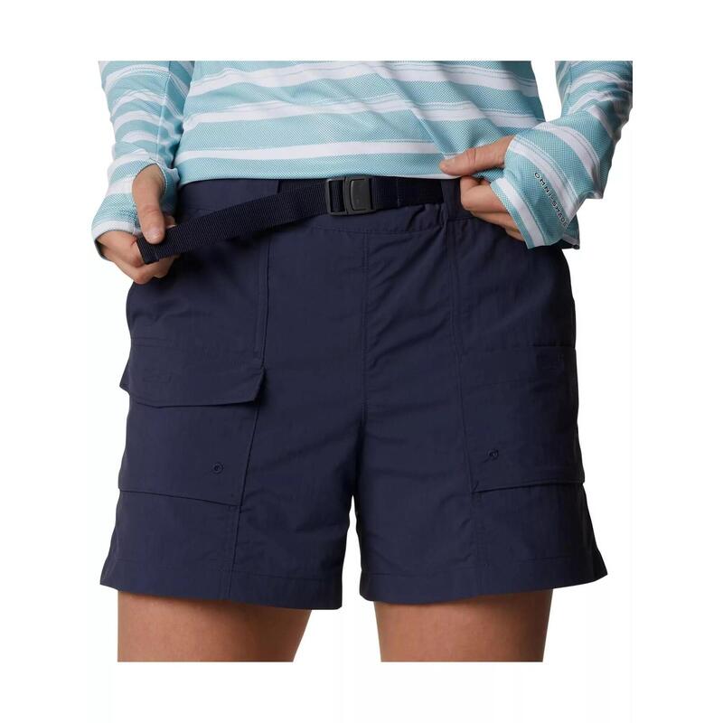 Pantaloni scurti pentru drumetii W Summerdry Cargo Short - albastru femei