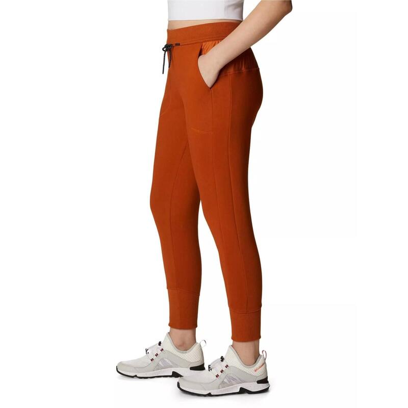 Pantaloni de trening Columbia Lodge Knit Jogger - portocaliu femei