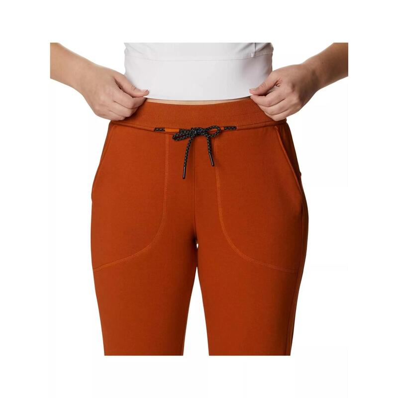 Pantaloni de trening Columbia Lodge Knit Jogger - portocaliu femei