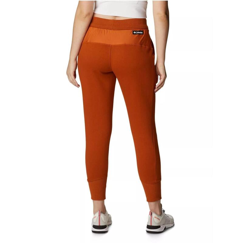 Pantaloni de trening Columbia Lodge Knit Jogger - portocaliu femei