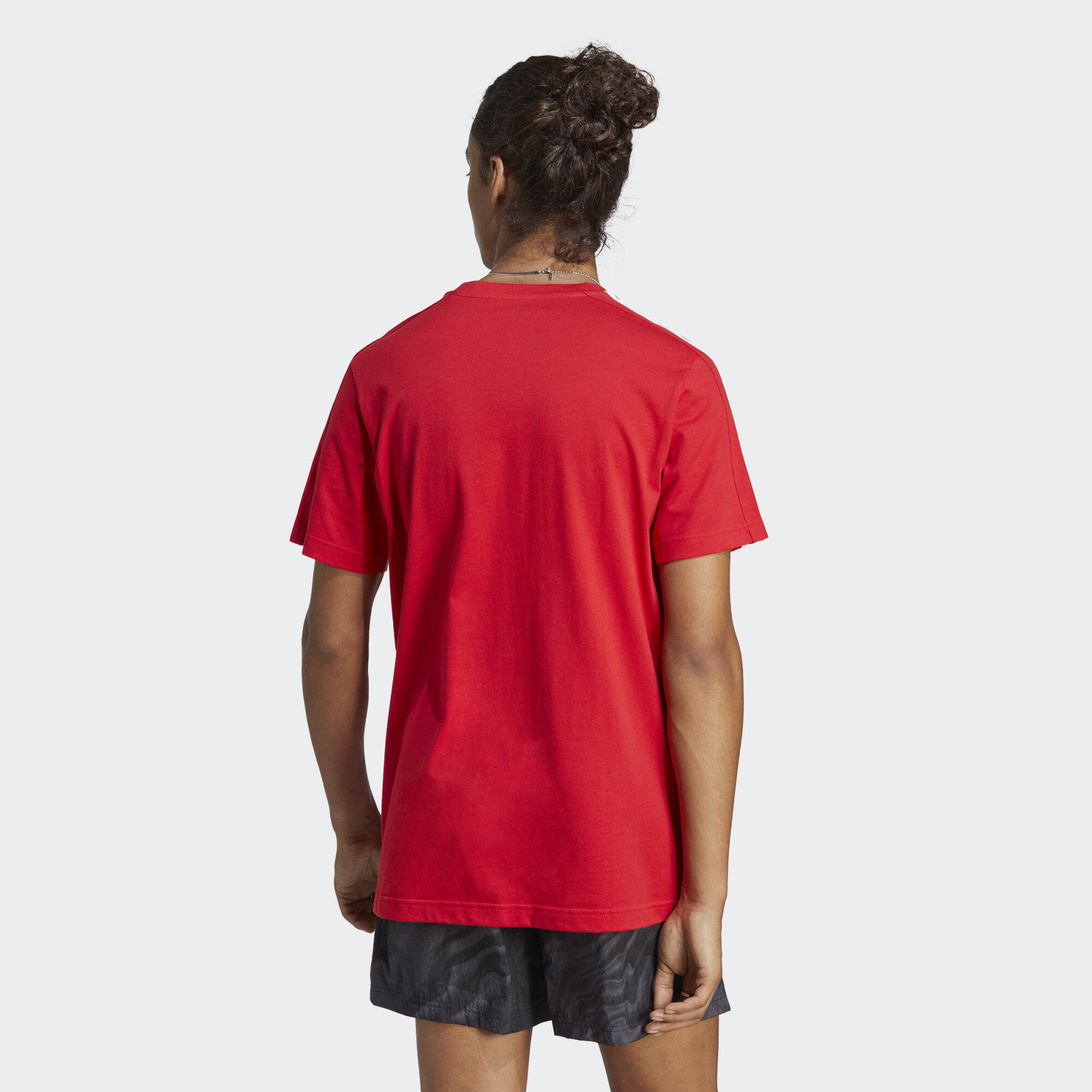 Essentials Single Jersey 3-Stripes T-shirt 3/5