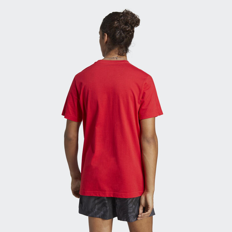 T-shirt em Jersey Simples 3-Stripes Essentials