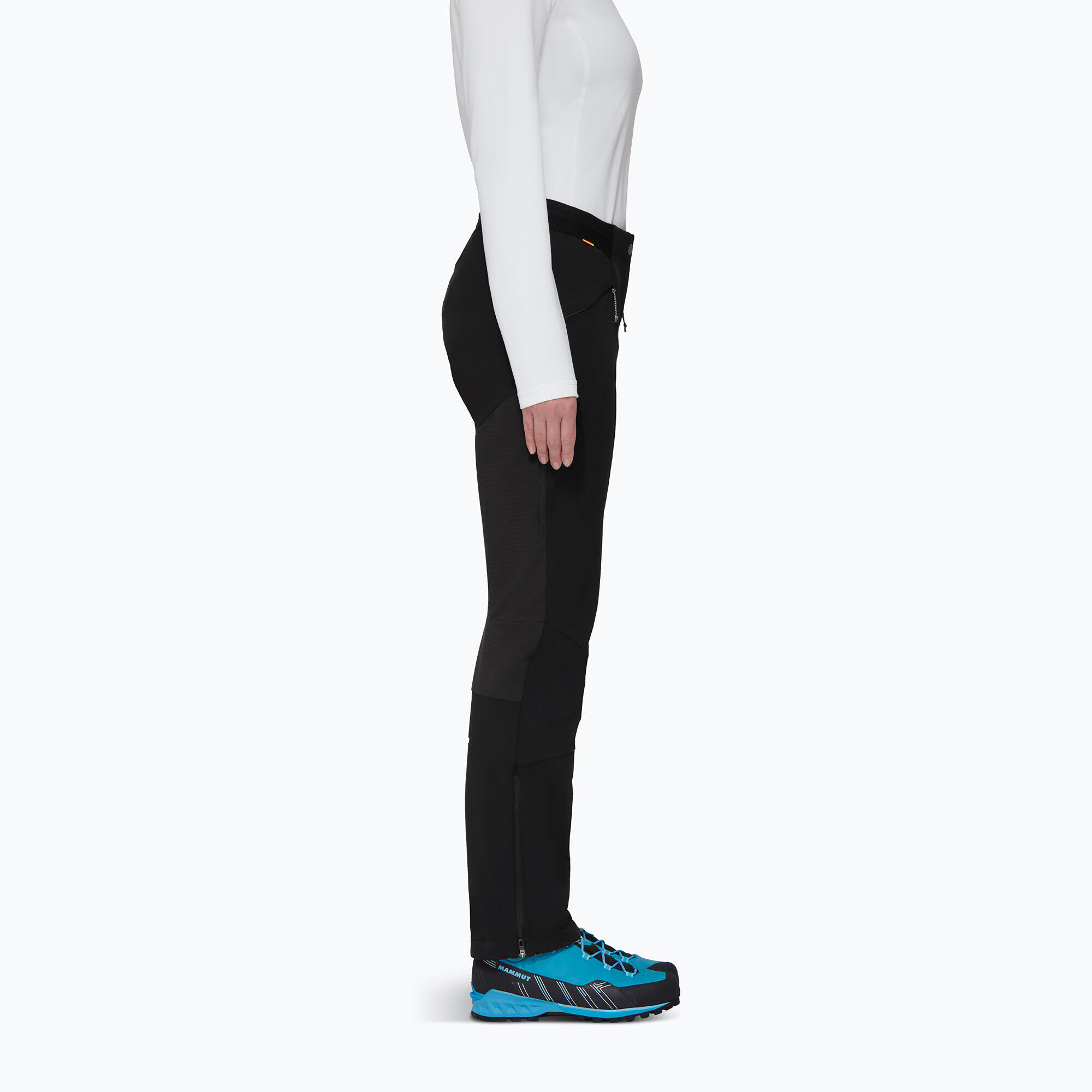 Pantalon softshell femme Mammut Aenergy noir hybride respirant 4/5