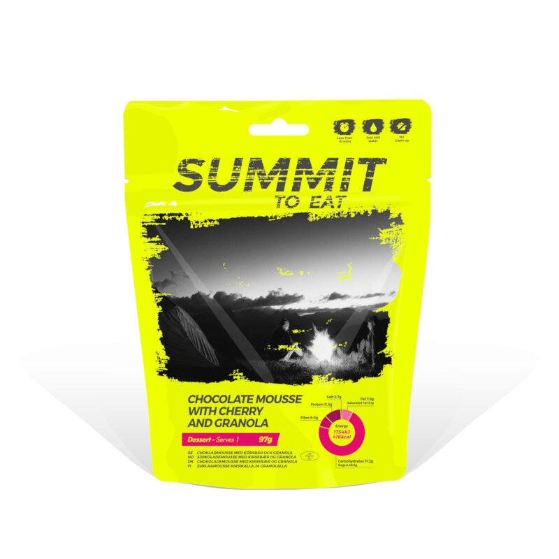 SUMMIT TO EAT Summit to Eat Chocolate Mousse with Granola & Cherry