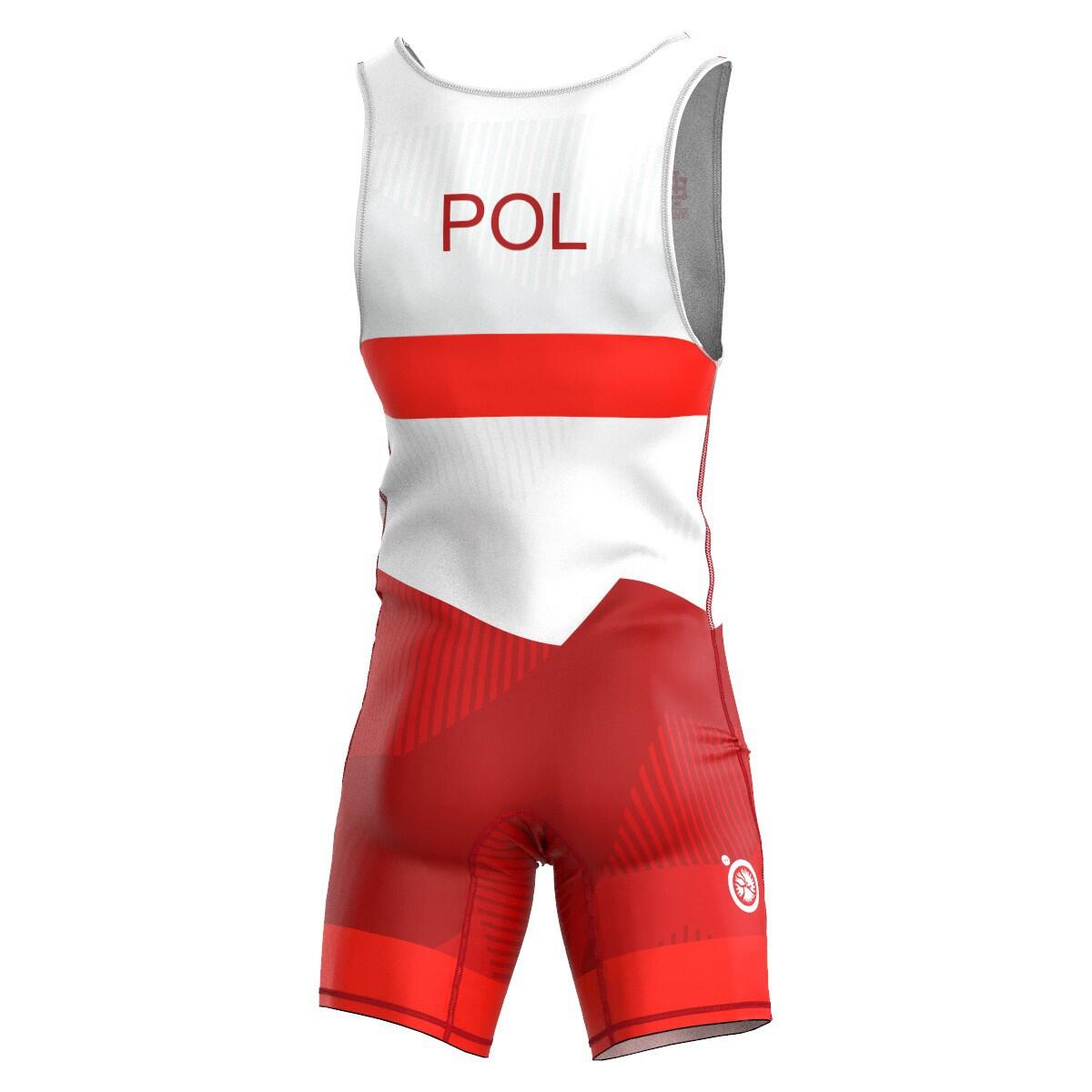 Maillot de lutte pour hommes EXTREME HOBBY – équipe nationale polonaise 2/5