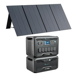 Batería de respaldo BLUETTI AC300+B300 con panel solar PV350