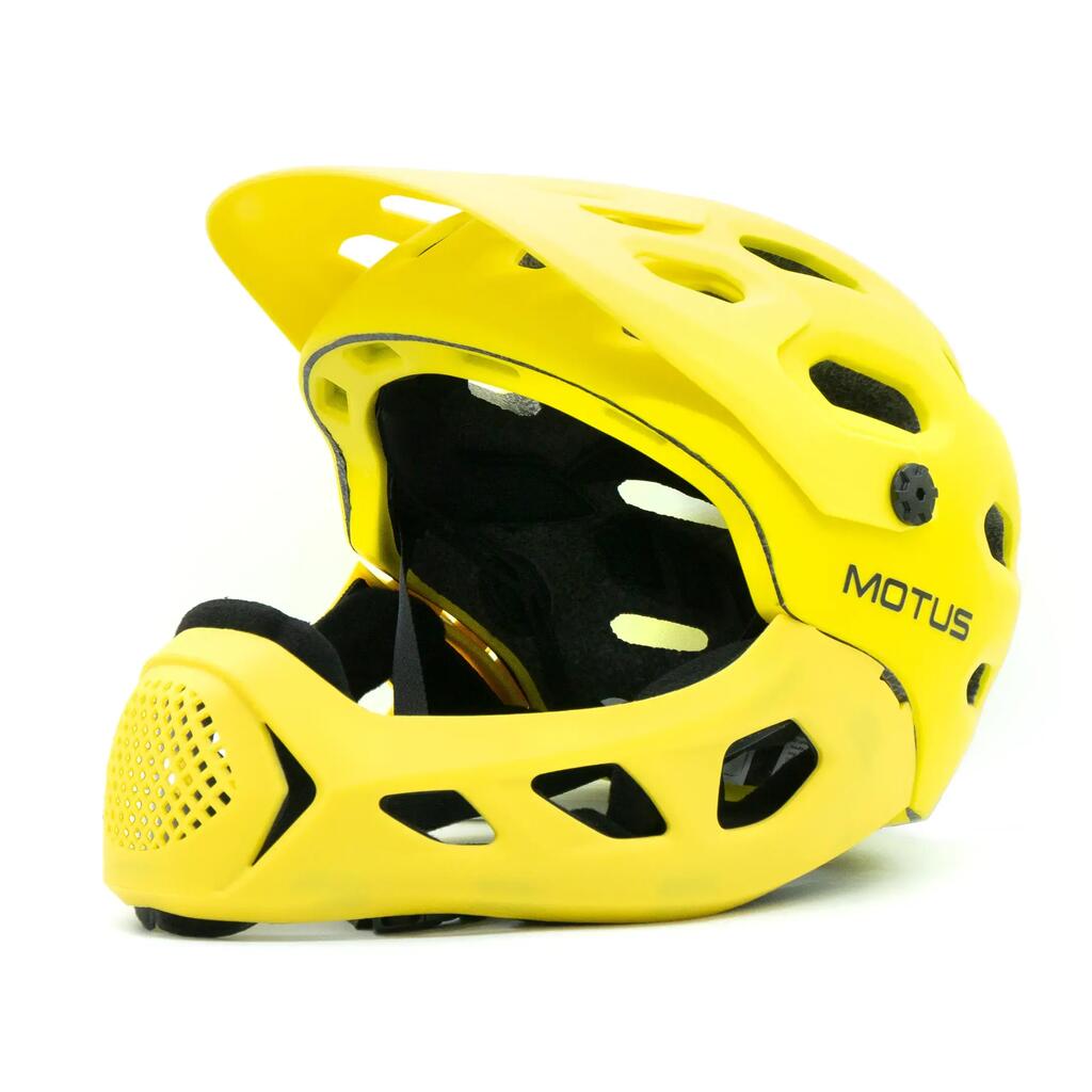 Modular helmet MOTUS CB-49 Yellow size M/L (58-62 cm)