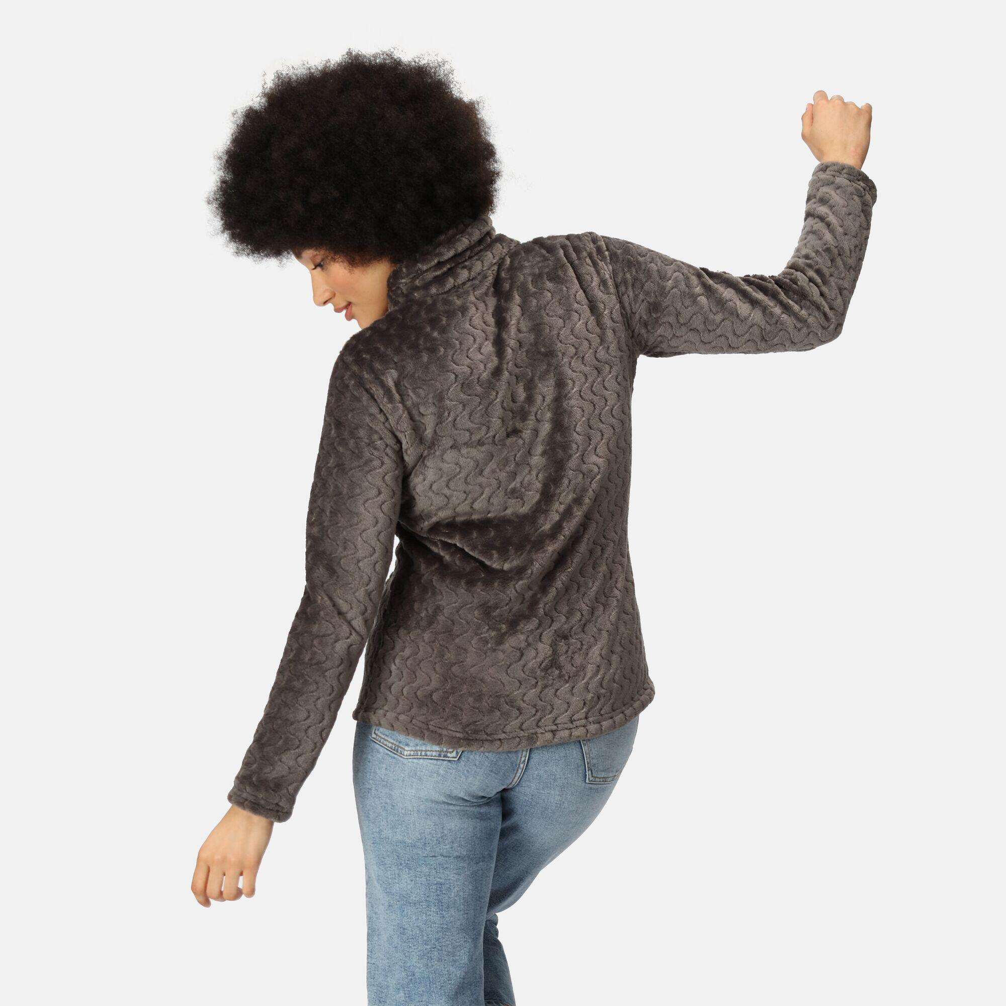 Sudadera senderismo mujer Regatta Heloise, gris oscuro 2/7