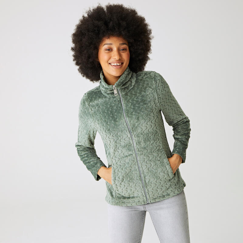 Sudadera senderismo mujer Regatta Heloise, verde oscuro