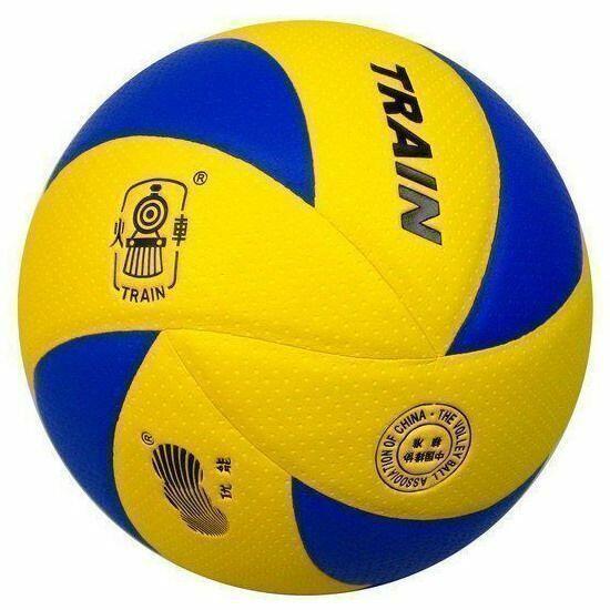 Micro-Fiber PU Volleyball (Yellow/Blue)