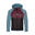 Veste hybride enfant Sirdal bleu acier/noir/marron