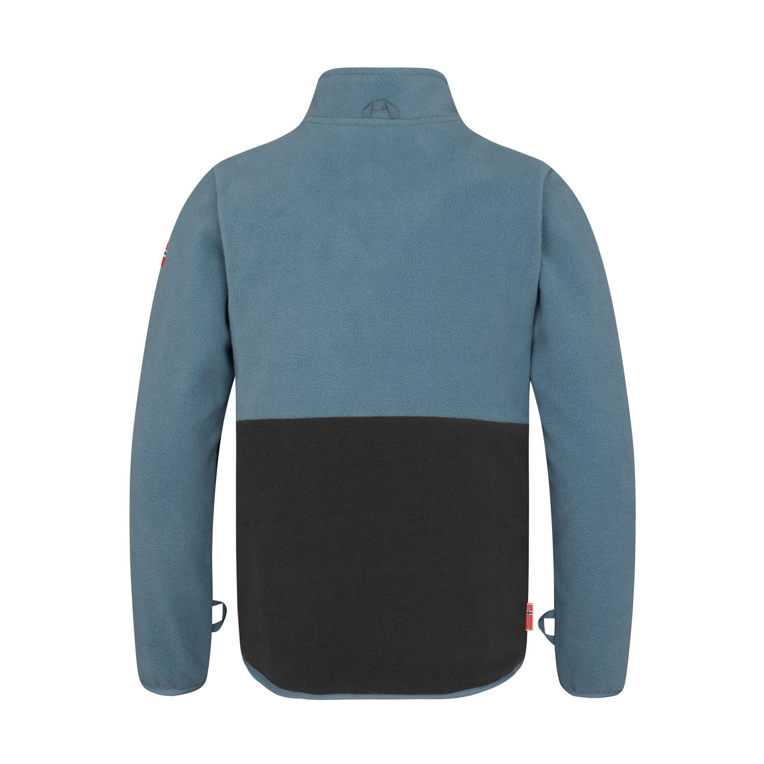 Kinder Fleecejacke STORFJORD Stahlblau/Schwarz 2/2