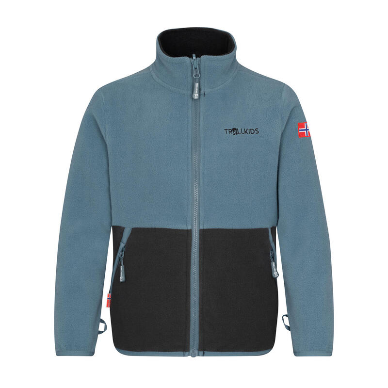 Kinder 3in1 Jacke KJERAK Stahlblau/Schwarz