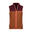 Gilet polaire enfant Hemsedal rouge bordeaux/marron caramel/rose saumon