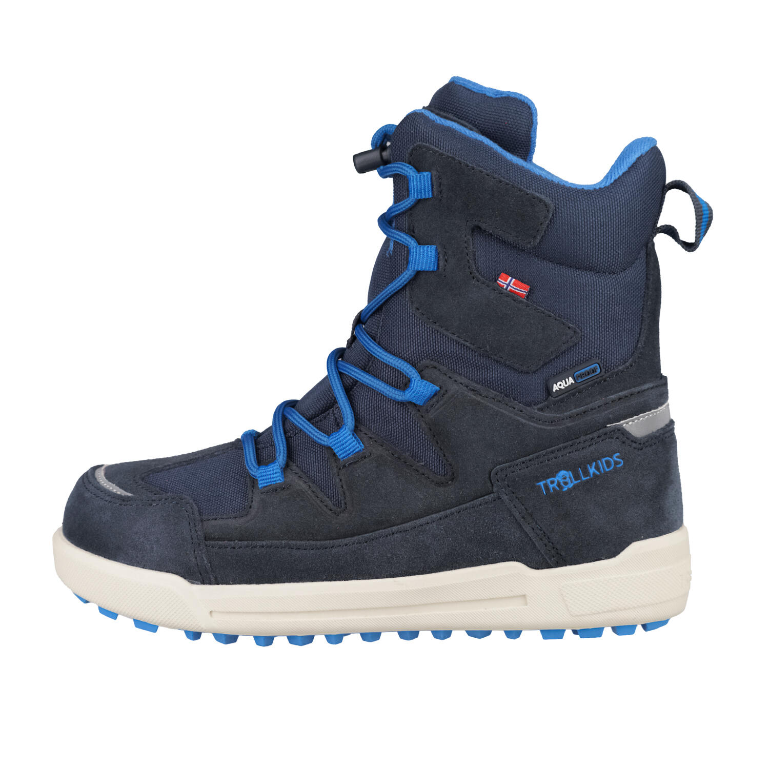 TROLLKIDS Kinder Stiefel FINNMARK Marine/Mediumblau