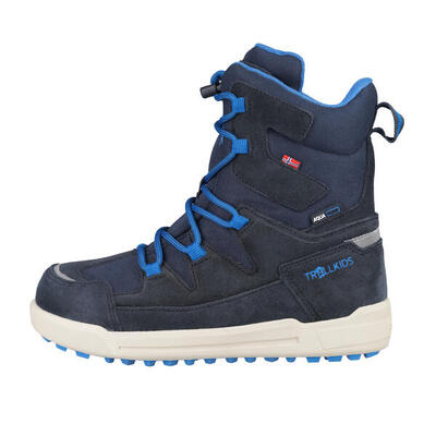Kinder Stiefel FINNMARK Marine/Hellgrün